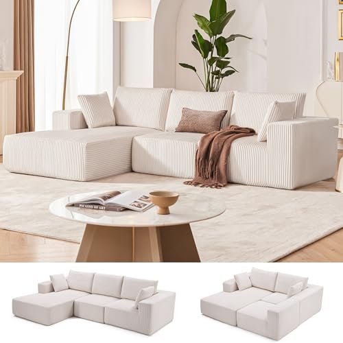 Corduroy Sectional Sofa